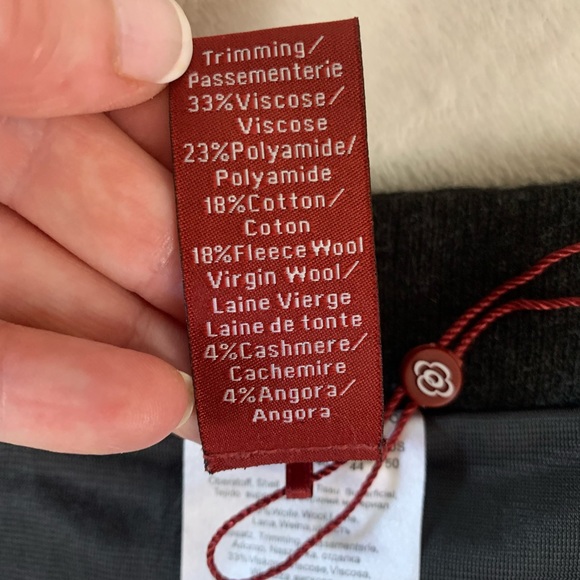 Olsen Europe Unique Soft Sweater Skirt Sz L - Picture 6 of 8